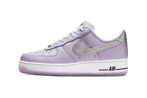 nike air force 1 lilac silver